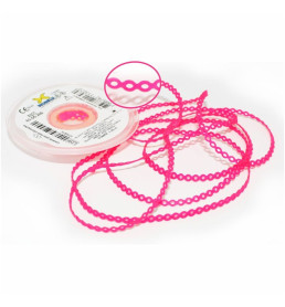 Elástico Corrente Médio Rosa - Morelli