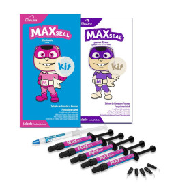 Selante Max Seal Kit c/ 5 seringas + ácido 37% Branco - Maquira