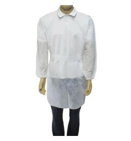 Avental Descartável Manga Longa PP30 com Punho de Elástico T