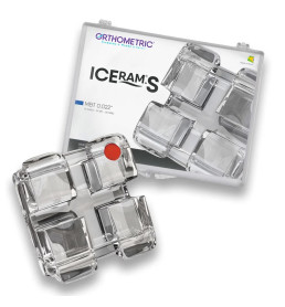 Bráquete Cerâmico Iceram Safira MBT 022 - Orthometric