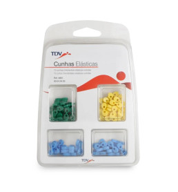 Cunha Elastica Sortida 4801 Kit com 75 - TDV
