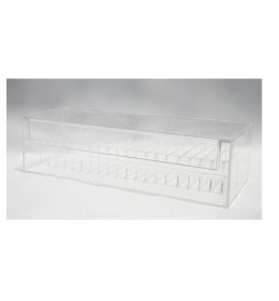 Estojo Acrílico Porta Alicate Com Tampa Para 20 Unidades Cri