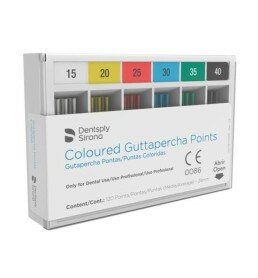 Guta Percha Calibrada Colorida Maillefer com 120 unidades - 