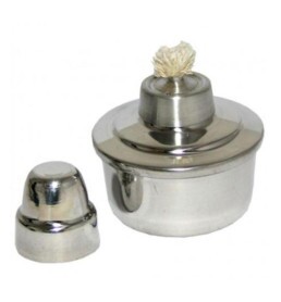 Lamparina Álcool Aluminio - Orto central