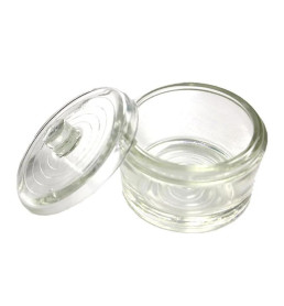 POTE PALADON DE VIDRO COM TAMPA PARA ACRÍLICO - IODONTOSUL