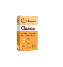 Resina Acrílica Termopolimerizável Incolor 1kg - Clássico