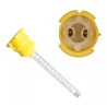 PONTA MISTURADORA AMARELA SILICONE ADICAO KAVO